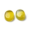 Natural Yellow Agate Cabochons G-A029-03-01-3