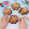 3D Flower Sequin Patches PATC-WH0012-01A-3