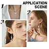 SUNNYCLUE 24Pcs 4 Style Electroplate Glass Pendants EGLA-SC0001-12-5
