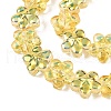 Electroplate Glass Beads Strands EGLA-T028-02E-3