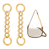 Unicraftale 2Pcs Alloy Oval Link Purse Strap Extenders FIND-UN0003-07G-1