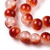 Crackle Baking Painted Imitation Jade Glass Beads Strands DGLA-T003-10mm-10-2