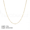 Stainless Steel Satellite Chain Necklaces PW-WG8A4BA-01-1