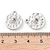 Non-Tarnish 304 Stainless Steel Pendant Rhinestone Settings STAS-P364-04P-3