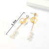 Sweet Tassel Stainless Steel Stud Earrings SA4259-1-4