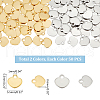 Unicraftale 100Pcs 2 Colors 201 Stainless Steel Charms STAS-UN0052-97-3