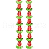 Transparent Glass Bead Strands GLAA-K070-02D-1