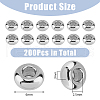 DICOSMETIC 200Pcs 304 Stainless Steel Beads STAS-DC0015-83-2