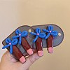Plastic Enamel Alligator Hair Clips PW-WG82DC9-01-1