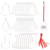 WADORN 3 Sets 3 Style DIY Clear Acrylic Blank Pendant Decorations Making Kits DIY-WR0003-41-1