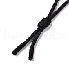 Natural Amethyst Sailor's Knot Pendant Necklace with Nylon Cord for Women NJEW-E091-02C-5