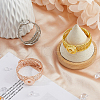 SUPERFINDINGS 3Pcs 3 Colors Alloy Interchangeable Snap  Bangle Settings BJEW-FH0001-04-3