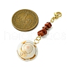 Shiva Eye Shell Pendant Decoration HJEW-JM02112-3