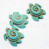 Synthetic Turquoise Pendants TURQ-S283-22-1