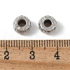 Brass Micro Pave Cubic Zirconia Beads KK-D324-20P-2