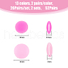HOBBIESAY 52 Pairs 26 Style Silicone Eyeglasses Ear Grip FIND-HY0003-28-2