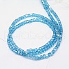 Electroplate Glass Bead Strands EGLA-J028-4x4mm-AB08-2