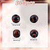 GOMAKERER Dyed Natural Wood Beads WOOD-GO0001-07C-2