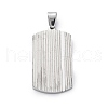 304 Stainless Steel Pendants STAS-U043-16P-1