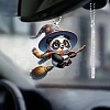 Acrylic Panda Witch Hanging Ornaments PW-WG4A8FA-01-2