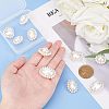  10Pcs 5 Style ABS Plastic Imitation Pearl Pendants FIND-NB0002-48-5