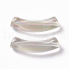 UV Plating Transparent Rainbow Iridescent Acrylic Beads X-OACR-A016-01M-3