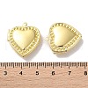 Rack Plating Brass Locket Pendants KK-F090-02G-4
