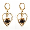 304 Stainless Steel Huggie Hoop Earrings EJEW-JE04464-2
