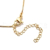 Brass Micro Pave Cubic Zirconia Letter Pendant Necklaces KK-Z069-01G-V-3