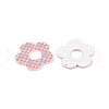 Flower Theme Printed Acrylic Pendants OACR-T028-06D-1