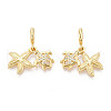 Brass Micro Pave Cubic Zirconia Pendants KK-N271-09G-1