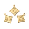 Ion Plating(IP) 316L Surgical Stainless Steel Charms X-STAS-H213-40G-2