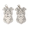 Non-Tarnish 201 Stainless Steel Pendants STAS-Q245-03P-1