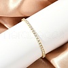 Clear Cubic Zirconia Tennis Bracelet BJEW-A132-02G-5