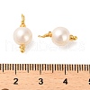 ABS Plastic Imitation Pearl Pendants KK-M266-37G-04-3