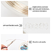 Round Copper Craft Wire for Jewelry Making for Jewelry Making CWIR-BC0006-03B-4