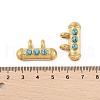 Synthetic Turquoise Pendants STAS-P380-65G-01-3