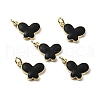 Brass Enamel Charms KK-Z114-20G-2