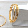 3Pcs Alloy Twist Bangles FS-WG46B36-01-3
