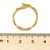 304 Stainless Steel Adjustable Open Cuff Rings for Women RJEW-U060-03H-G-2