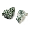 Natural Green Spot Jasper Carved Figurines DJEW-L023-B07-2