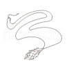 Non-Tarnish 3Pcs 3 Styles 304 Stainless Steel Cable Chain Macrame Pouch Empty Stone Holder Necklace Making NJEW-JN04971-4