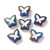 UV Plating Rainbow Iridescent Acrylic Beads OACR-H112-19D-1