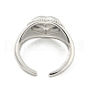 Long-Lasting Plated Brass Cuff Rings RJEW-I103-093P-3