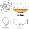SOFPLATE 304 Stainless Steel Leverback Earring Findings STAS-SP0001-01B-2