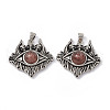 Halloween Natural Strawberry Quartz Pendants KK-A173-19AS-01-3