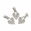 304 Stainless Steel Pendants STAS-F292-10P-3