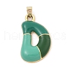 Alloy Enamel Pendants ENAM-S023-01G-D-2
