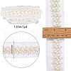 Fabric with Plastic Beads Ribbon OCOR-FG0001-29-2