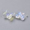 Transparent Glass Cabochons GGLA-M004-01-4